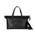 Weekender schwarz recyceltes Leder