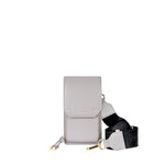 Handytasche soft taupe recyceltes Leder