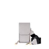 Handytasche soft taupe recyceltes Leder