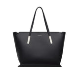 Shopper schwarz recyceltes Leder