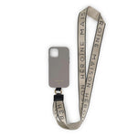 Handyhülle grau vegan Leder