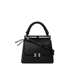 Handtasche Marlene schwarz recyceltes Leder