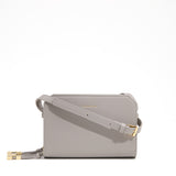 Handtasche Handytasche Pheline soft taupe grau recyceltes Leder