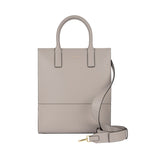 Handtasche Laptoptasche soft taupe grau recyceltes Leder