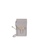 Handytasche soft taupe recyceltes Leder