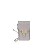 Handytasche soft taupe recyceltes Leder